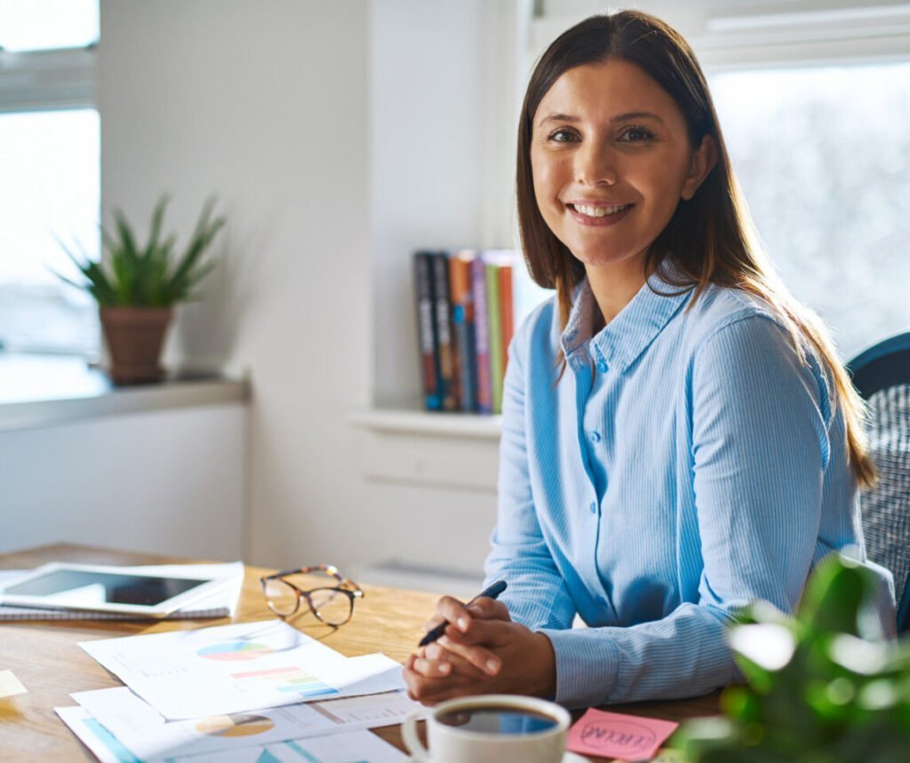 Real Estate Broker At Work